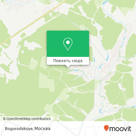 Карта Bogorodskoye
