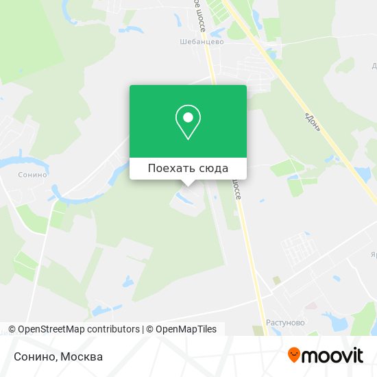 Карта Сонино