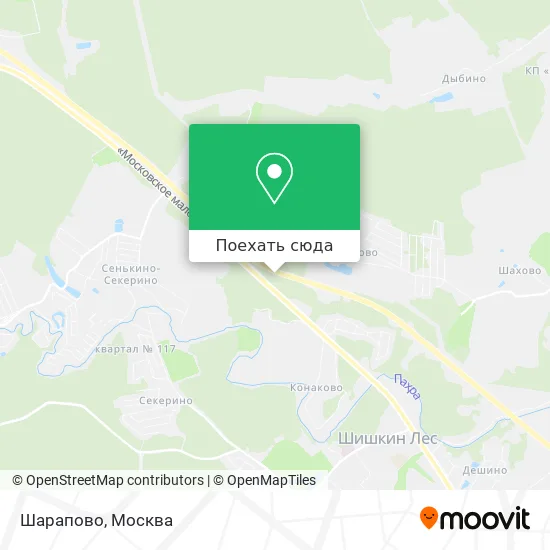 Карта Шарапово