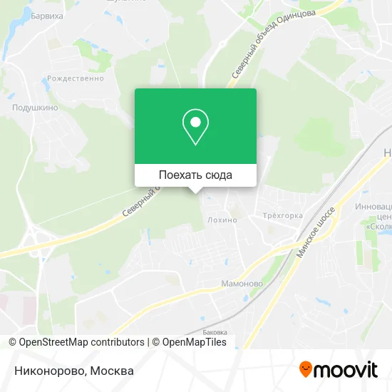 Карта Никонорово