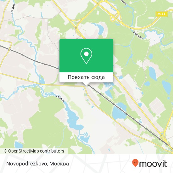 Карта Novopodrezkovo