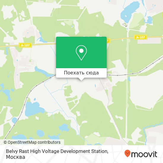 Карта Belvy Rast High Voltage Development Station