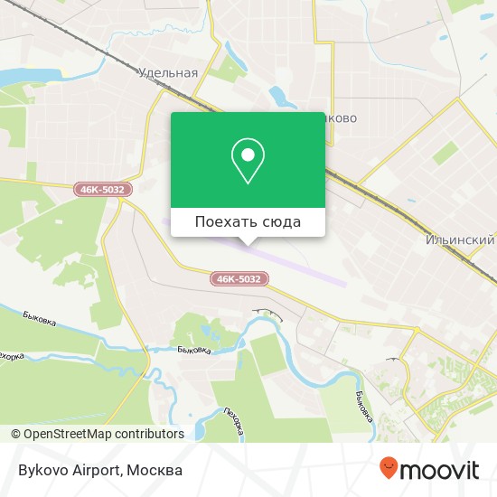Карта Bykovo Airport