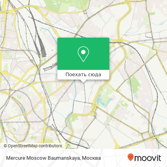 Карта Mercure Moscow Baumanskaya