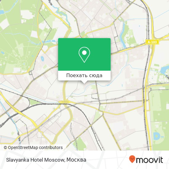 Карта Slavyanka Hotel Moscow