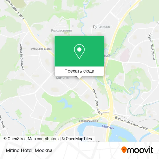 Карта Mitino Hotel