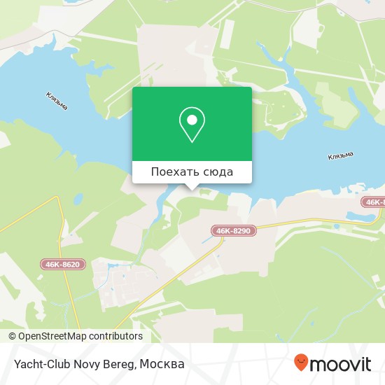 Карта Yacht-Club Novy Bereg