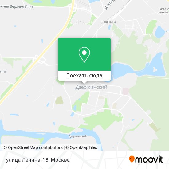 Карта улица Ленина, 18