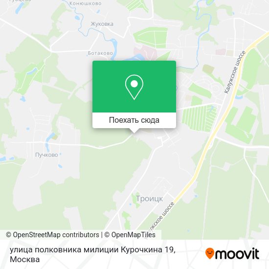 Карта улица полковника милиции Курочкина 19