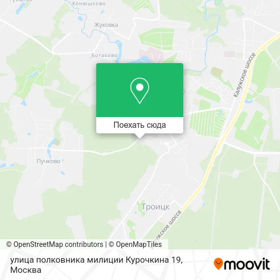 Карта улица полковника милиции Курочкина 19