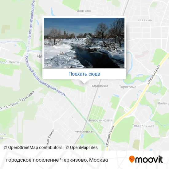Карта городское поселение Черкизово