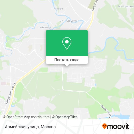 Карта Армейская улица