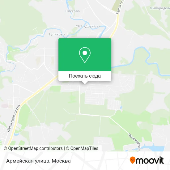 Карта Армейская улица