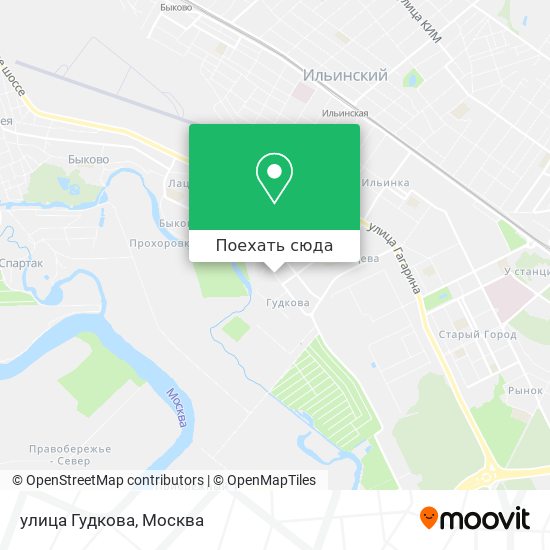 Карта улица Гудкова