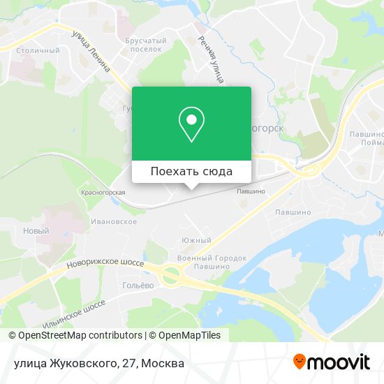 Карта улица Жуковского, 27