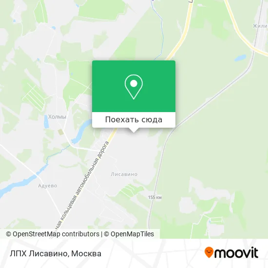 Карта ЛПХ Лисавино