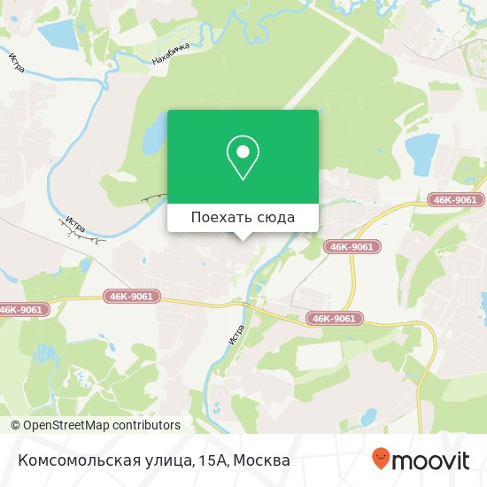 Карта Комсомольская улица, 15А