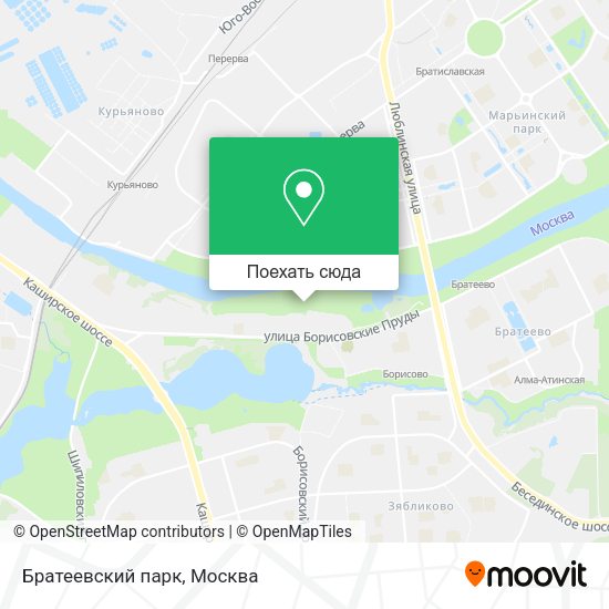 Карта Братеевский парк