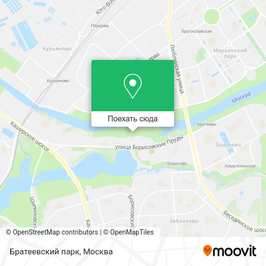 Карта Братеевский парк