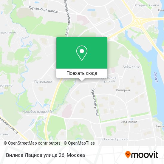 Карта Вилиса Лациса улица 26