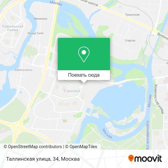 Карта Таллинская улица, 34