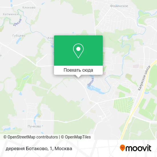 Карта деревня Ботаково, 1