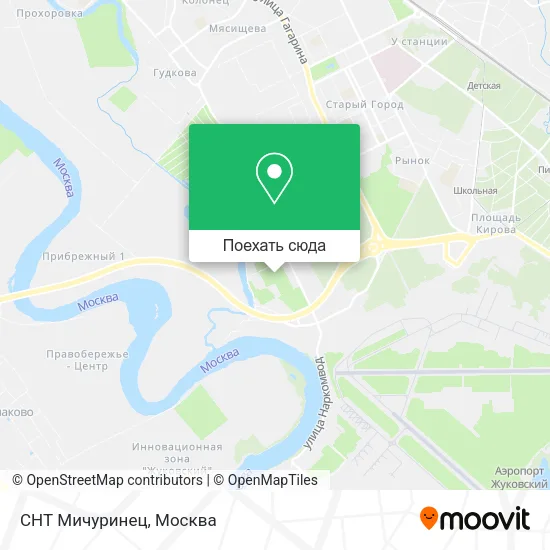 Карта СНТ Мичуринец