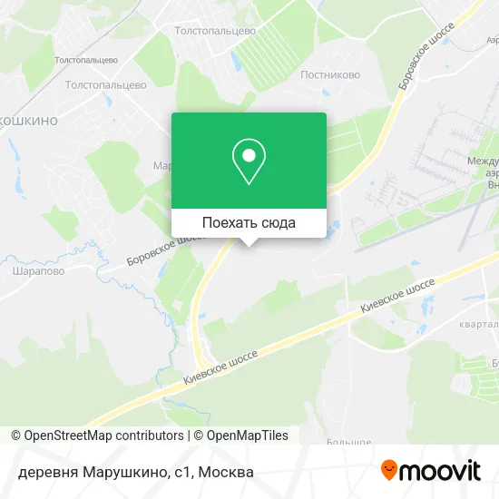 Карта деревня Марушкино, с1