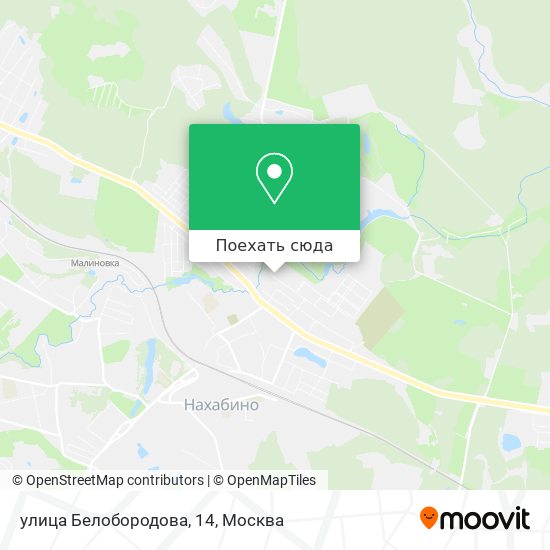 Карта улица Белобородова, 14