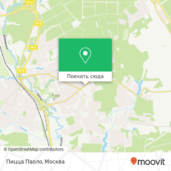 Карта Пицца Паоло, проспект Ленинского Комсомола Ленинский район 142701
