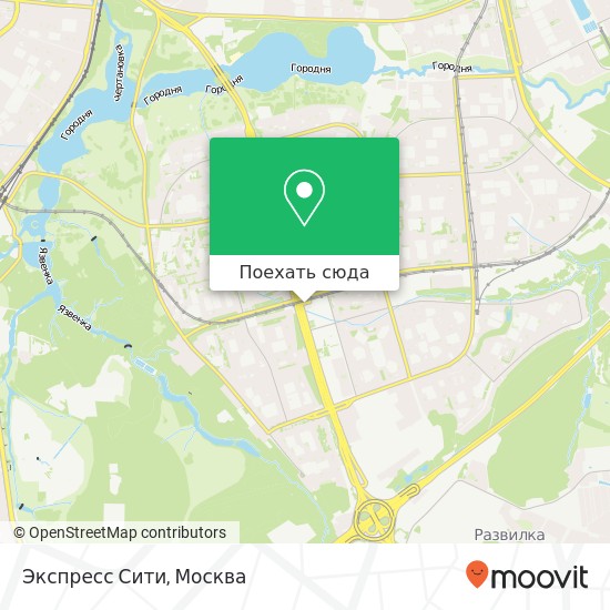 Карта Экспресс Сити, Москва 115582