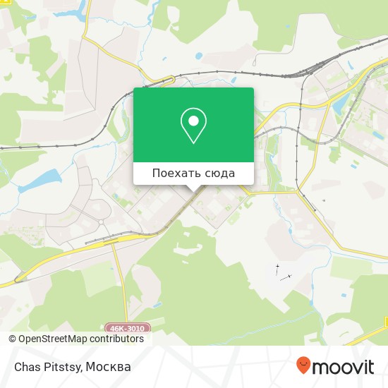 Карта Chas Pitstsy, Боровское шоссе Москва 119634