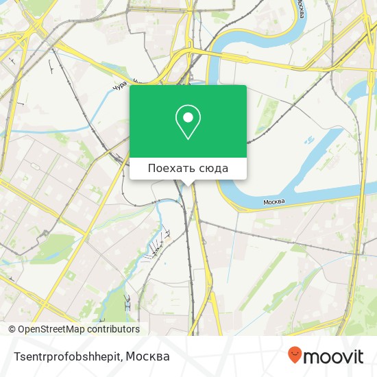 Карта Tsentrprofobshhepit, Варшавское шоссе, 26 str 11 Москва 117105