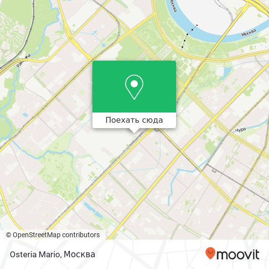 Карта Osteria Mario, Москва 119334