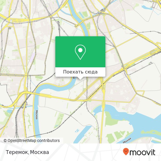 Карта Теремок, улица Ленинская Слобода, 26 Москва 115280