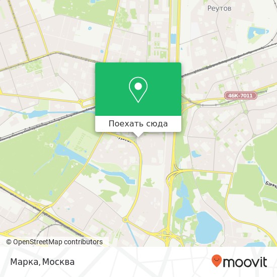 Карта Марка, Москва 111539