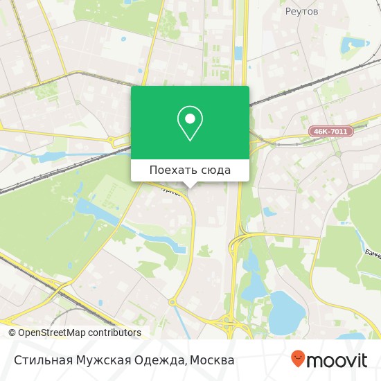 Карта Стильная Мужская Одежда, Москва 111539