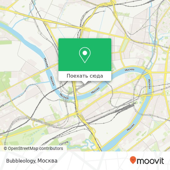 Карта Bubbleology, Москва 123317