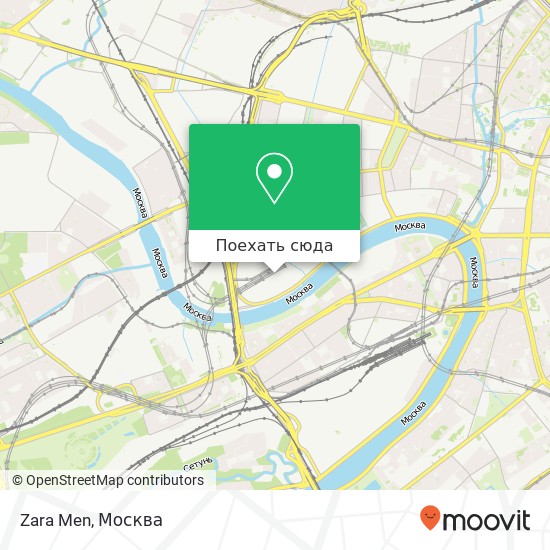 Карта Zara Men, Москва 123317