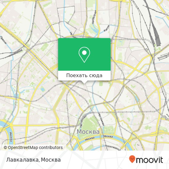 Карта Лавкалавка, Москва 107031