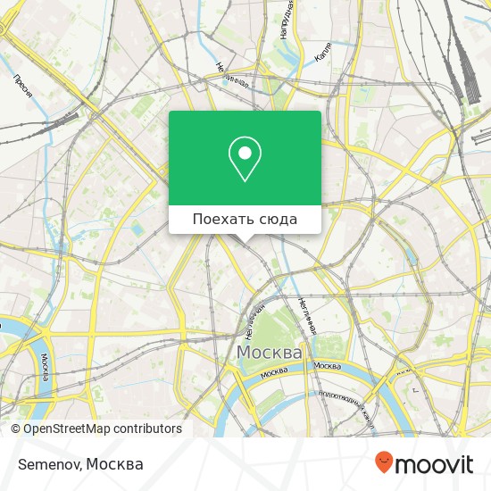 Карта Semenov, Столешников переулок Москва 125009