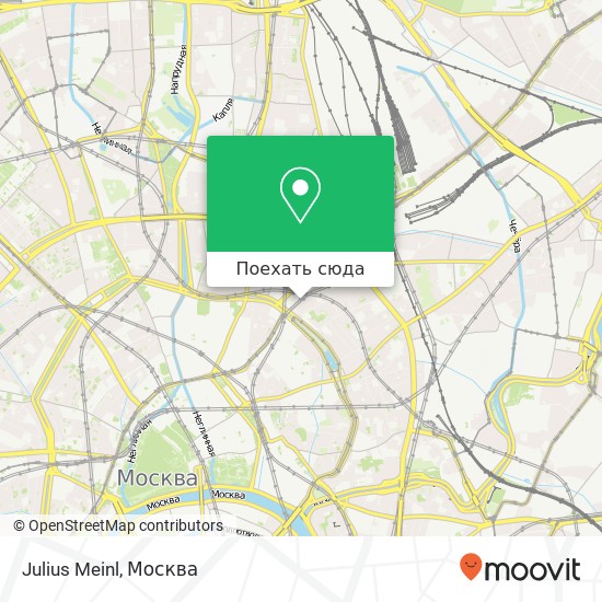 Карта Julius Meinl, Мясницкая улица, 38 Москва 101000