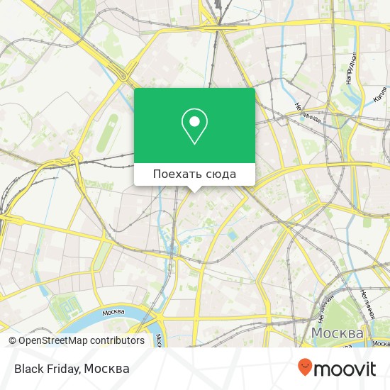 Карта Black Friday, Москва 123056