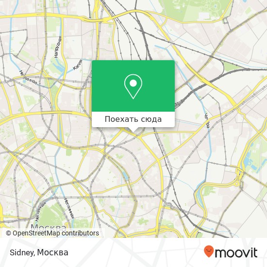 Карта Sidney, Садовая-Спасская улица Москва 107078