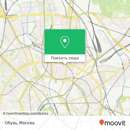 Карта Обувь, Малая Сухаревская площадь Москва 107045