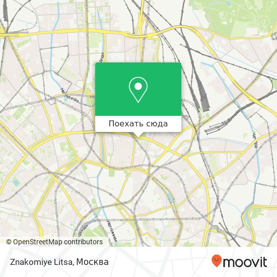 Карта Znakomiye Litsa, Москва 107045