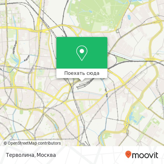Карта Терволина, Комсомольская площадь Москва 107140