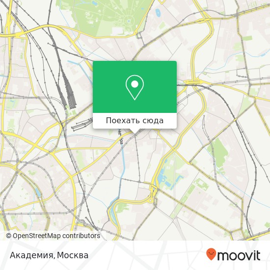 Карта Академия, Бауманская улица, 32 Москва 105005