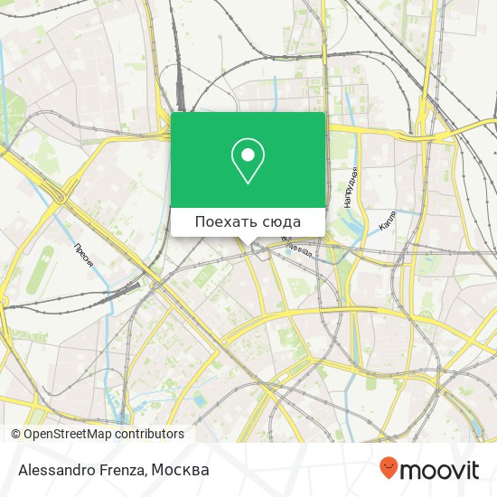 Карта Alessandro Frenza, Новослободская улица Москва 127055