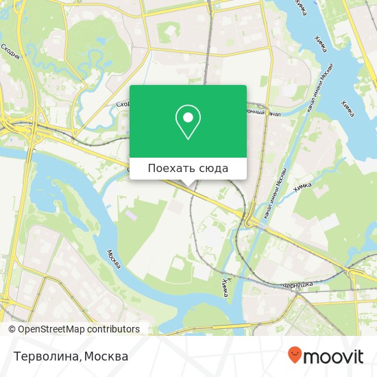 Карта Терволина, Волоколамское шоссе, 92 Москва 123367